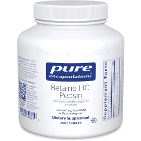 Betaine HCl Pepsin 250caps